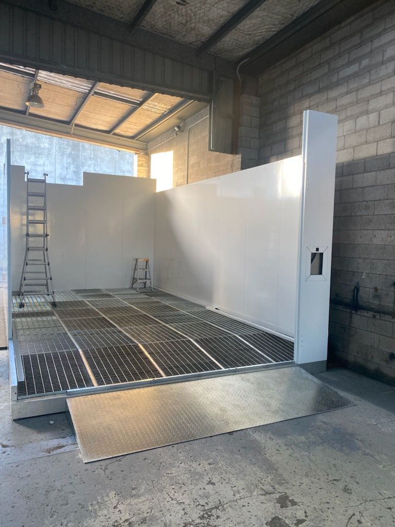 downdraft paint booth